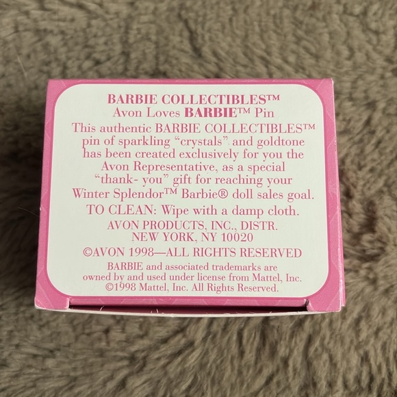 1998 Barbie Collectibles Avon Loves Barbie Pin - Picture 13 of 13